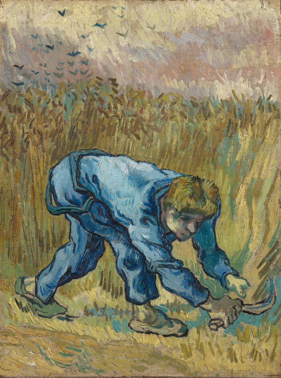 Reaper (po Millet) od Vincent van Gogh