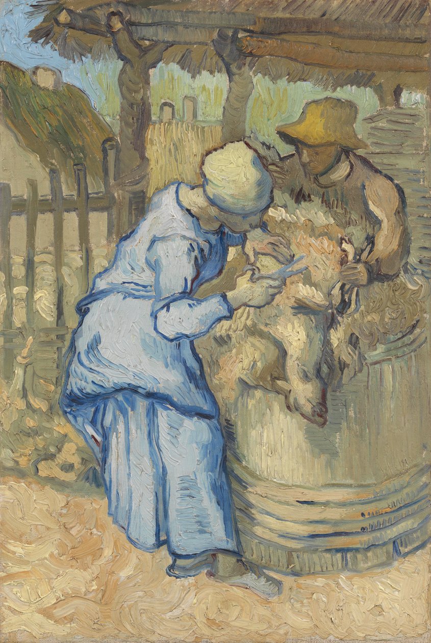Ovčák (po Milletovi) od Vincent van Gogh
