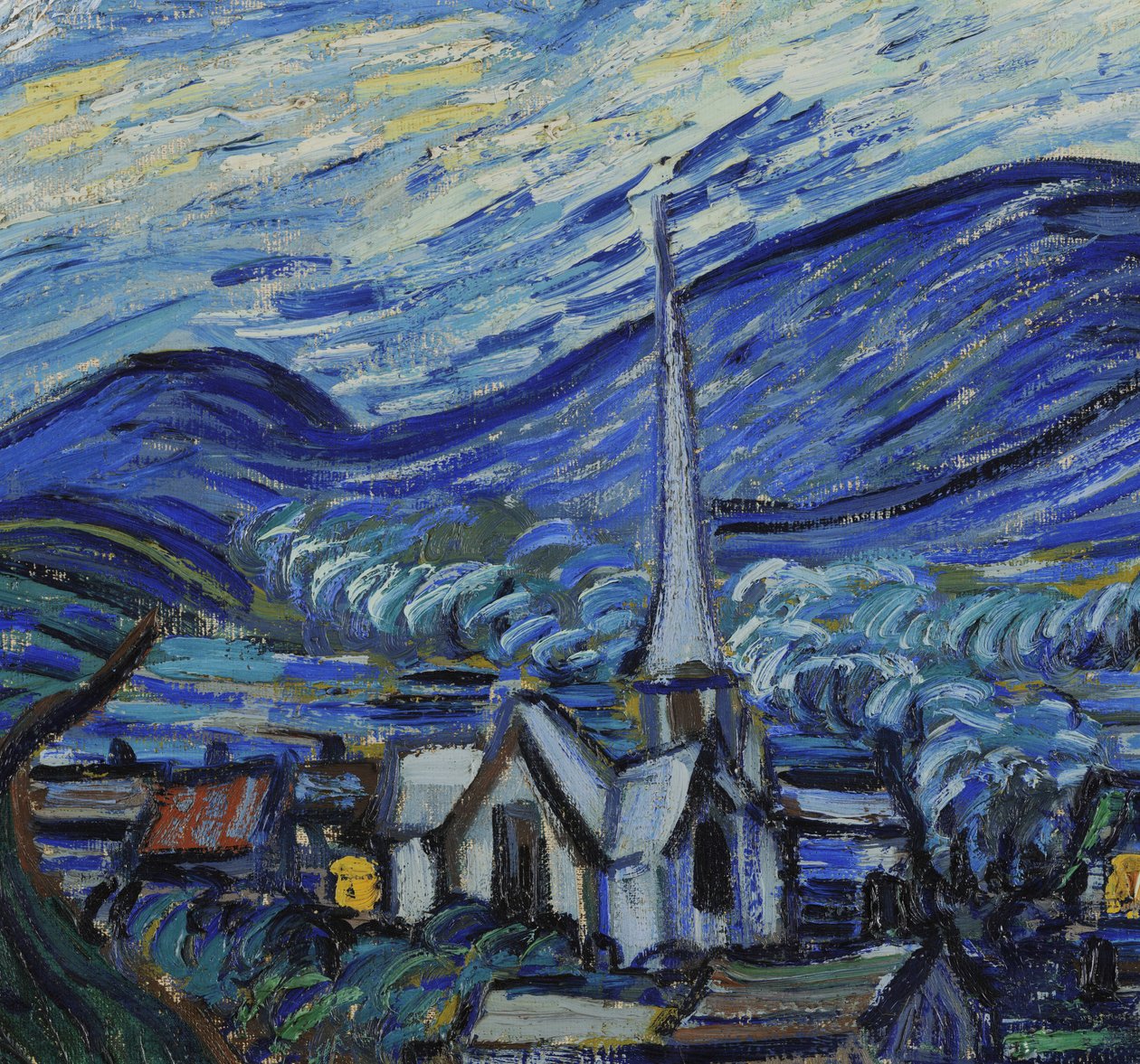 Hvězdná noc, červen 1889 od Vincent van Gogh