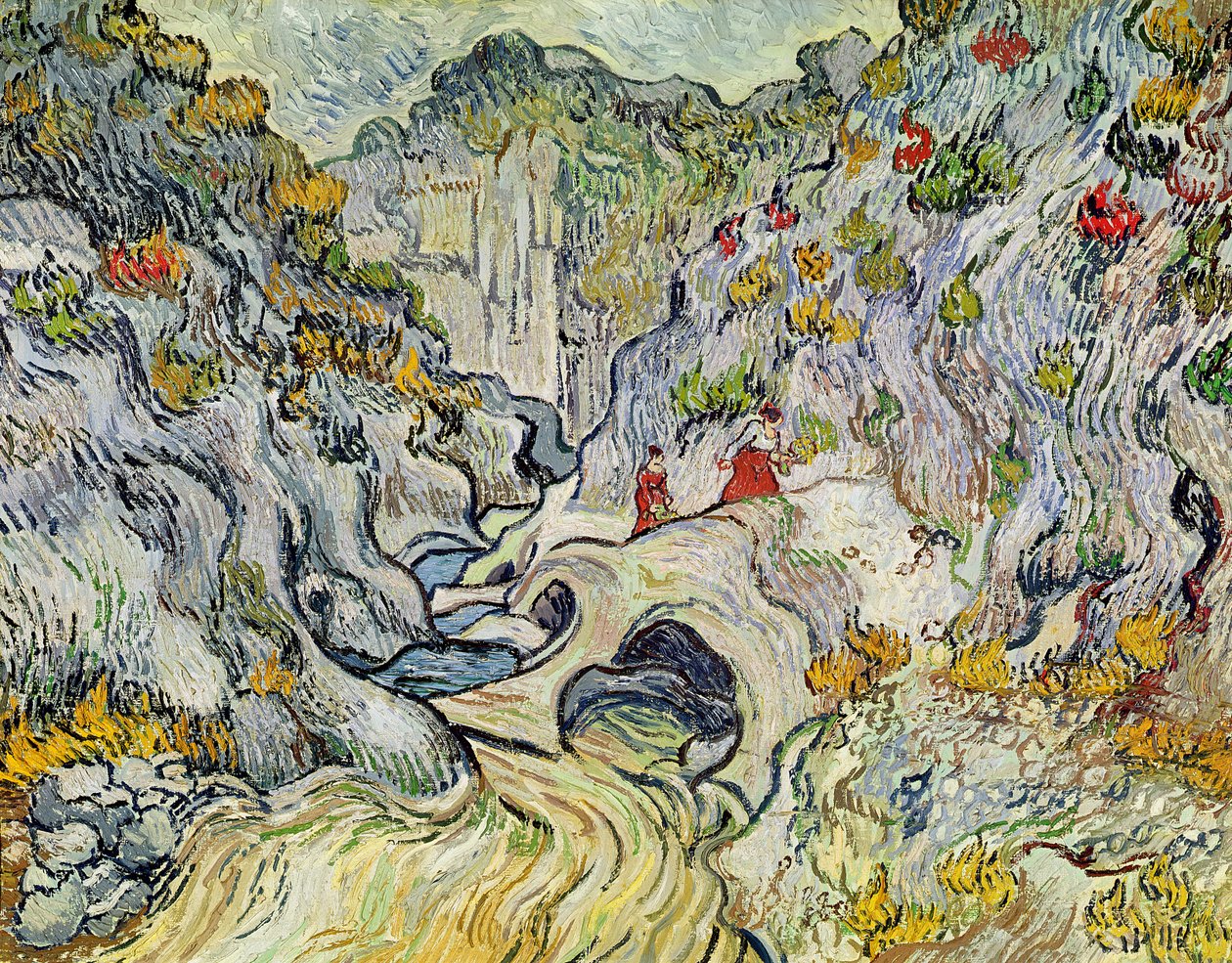 Rokle Peyroulets, 1889 od Vincent van Gogh
