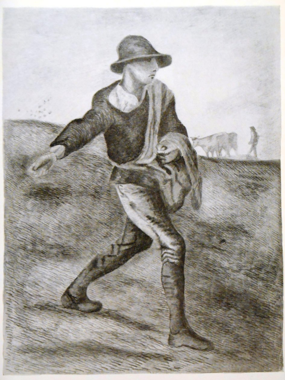 Rozsévač (po Milletovi) od Vincent van Gogh