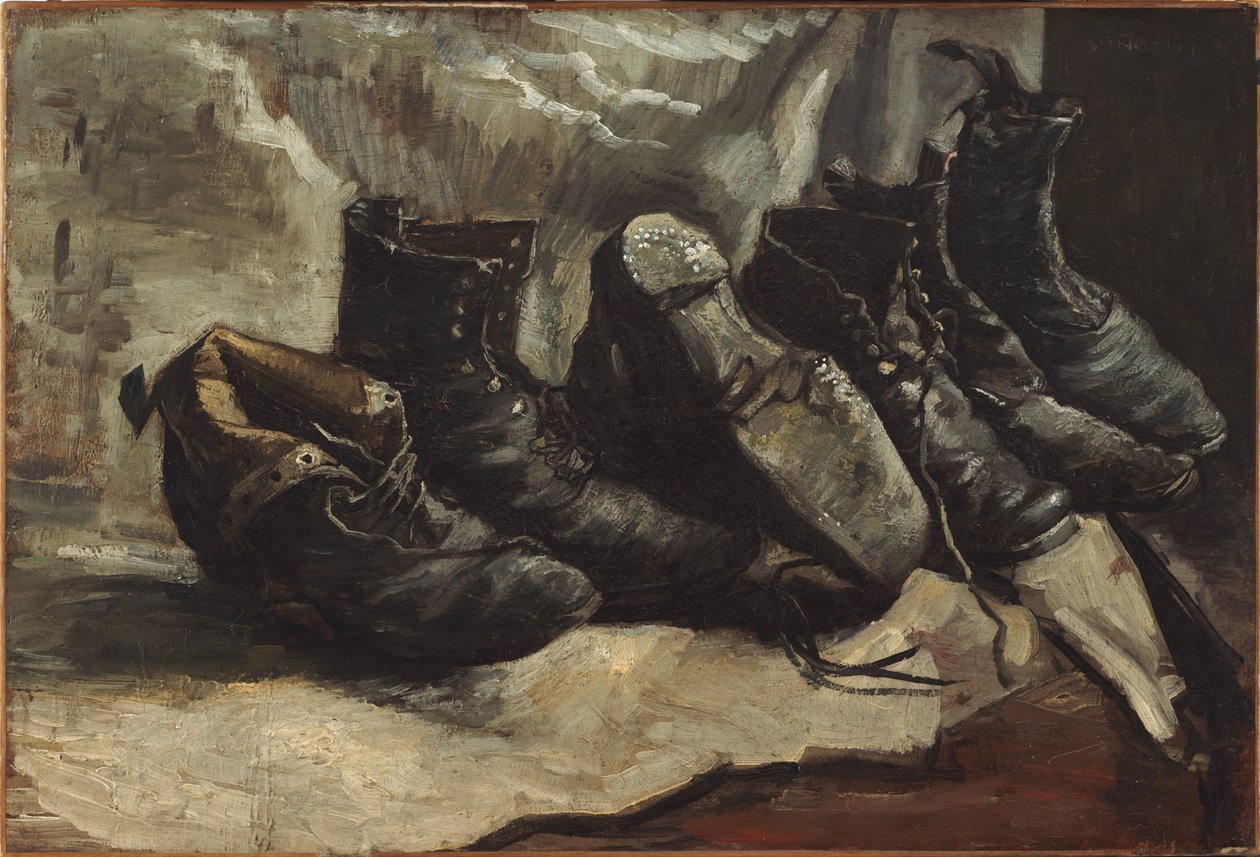 Tři páry bot od Vincent van Gogh