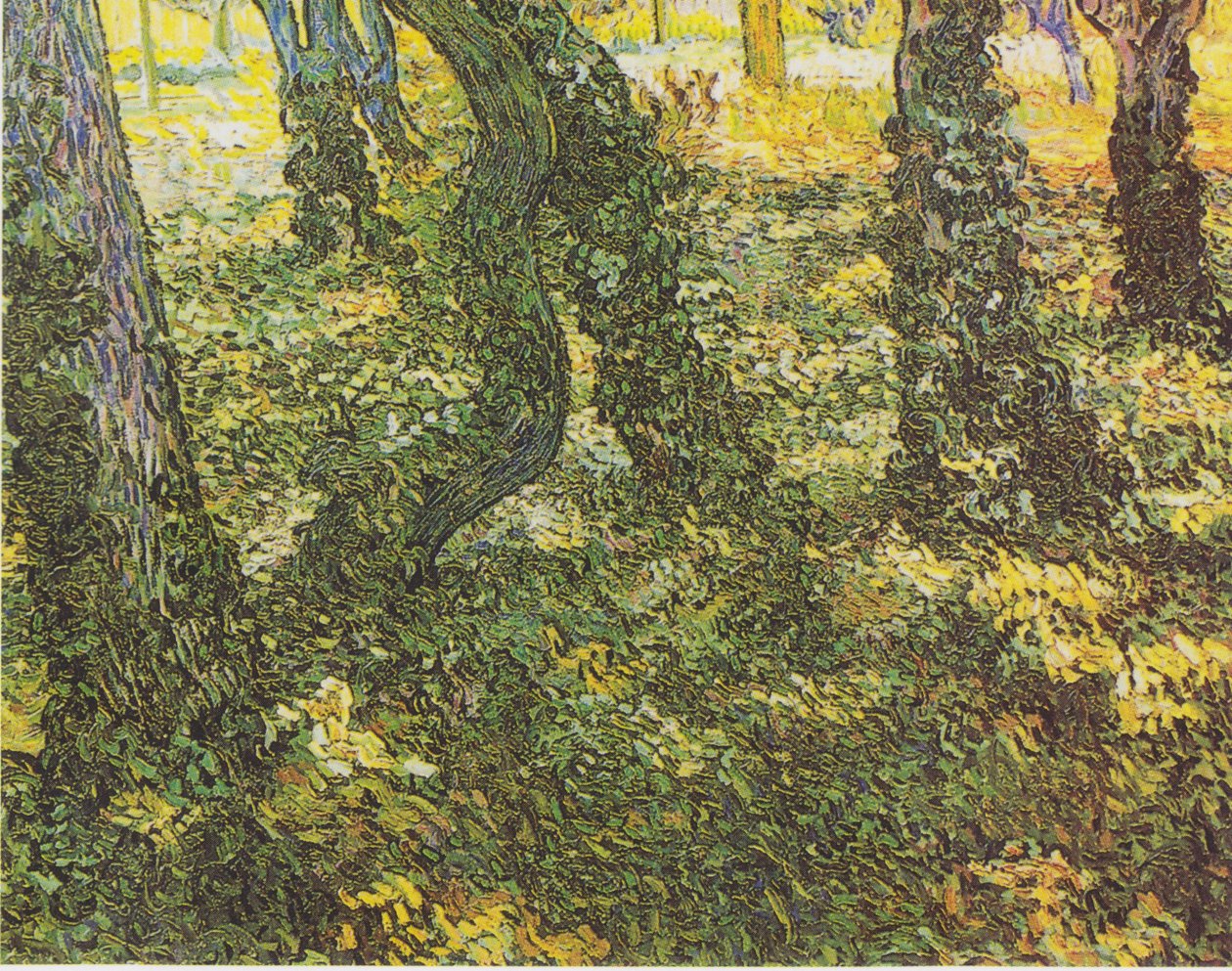 Podrost s břečťanem od Vincent van Gogh