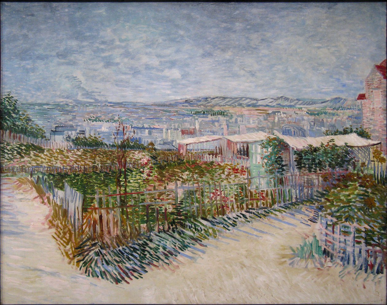 Zeleninové zahrady na Montmartru od Vincent van Gogh