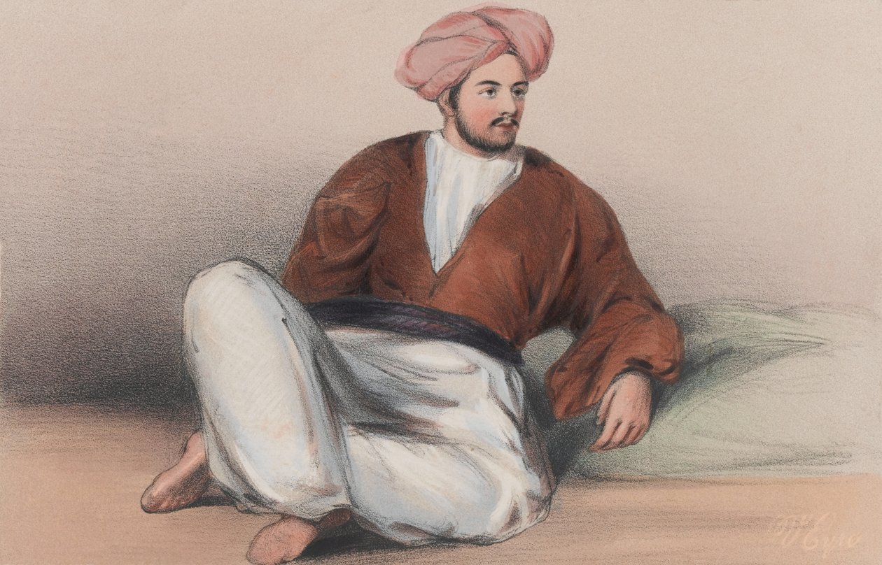Poručík J C Haughton, 31. bengálská domorodá pěchota od Vincent (after) Eyre