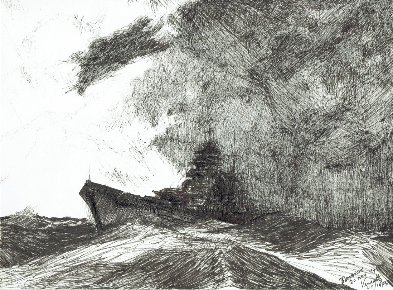 Bismarck mimo bouři, 2002 od Vincent Alexander Booth