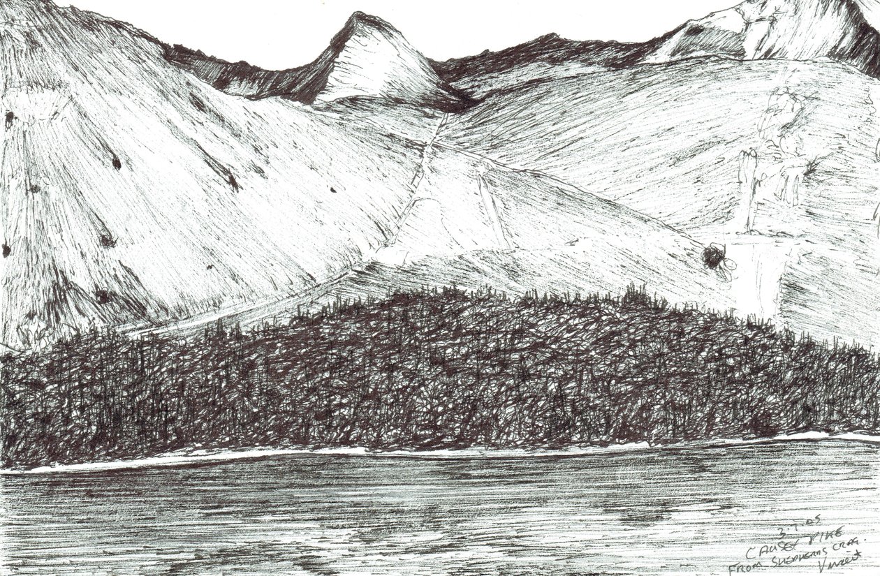Causey Pike, 2005 od Vincent Alexander Booth