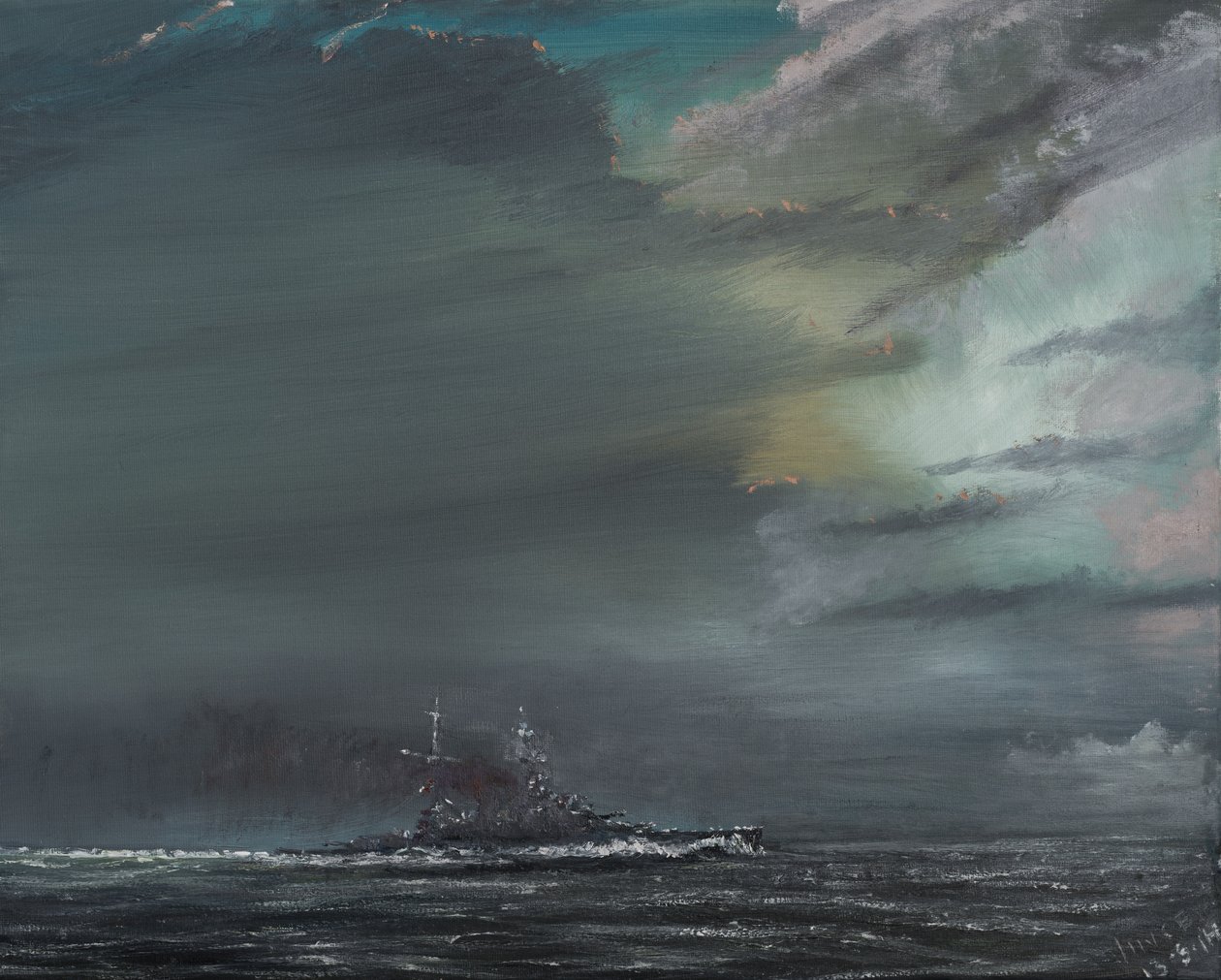HMS Hood 1941, 2014, od Vincent Alexander Booth