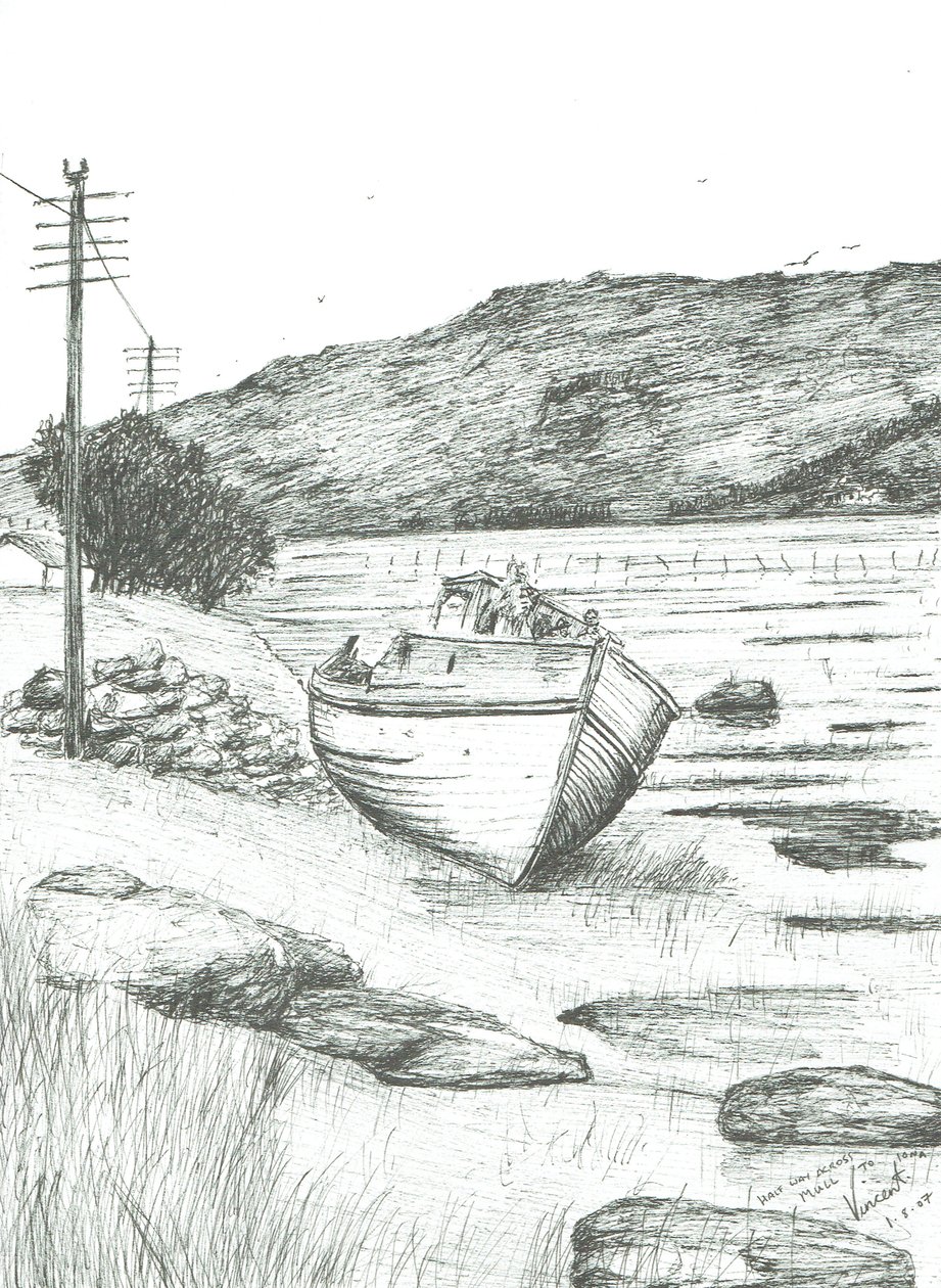 Na půli cesty přes Isle of Mull, 2007 od Vincent Alexander Booth
