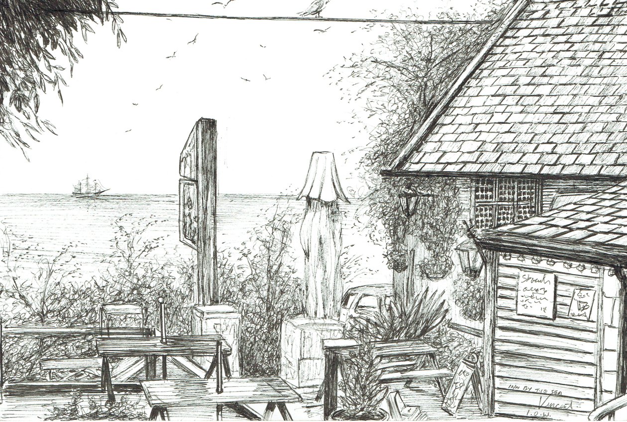 Inn na Isle of Wight, 2009 od Vincent Alexander Booth