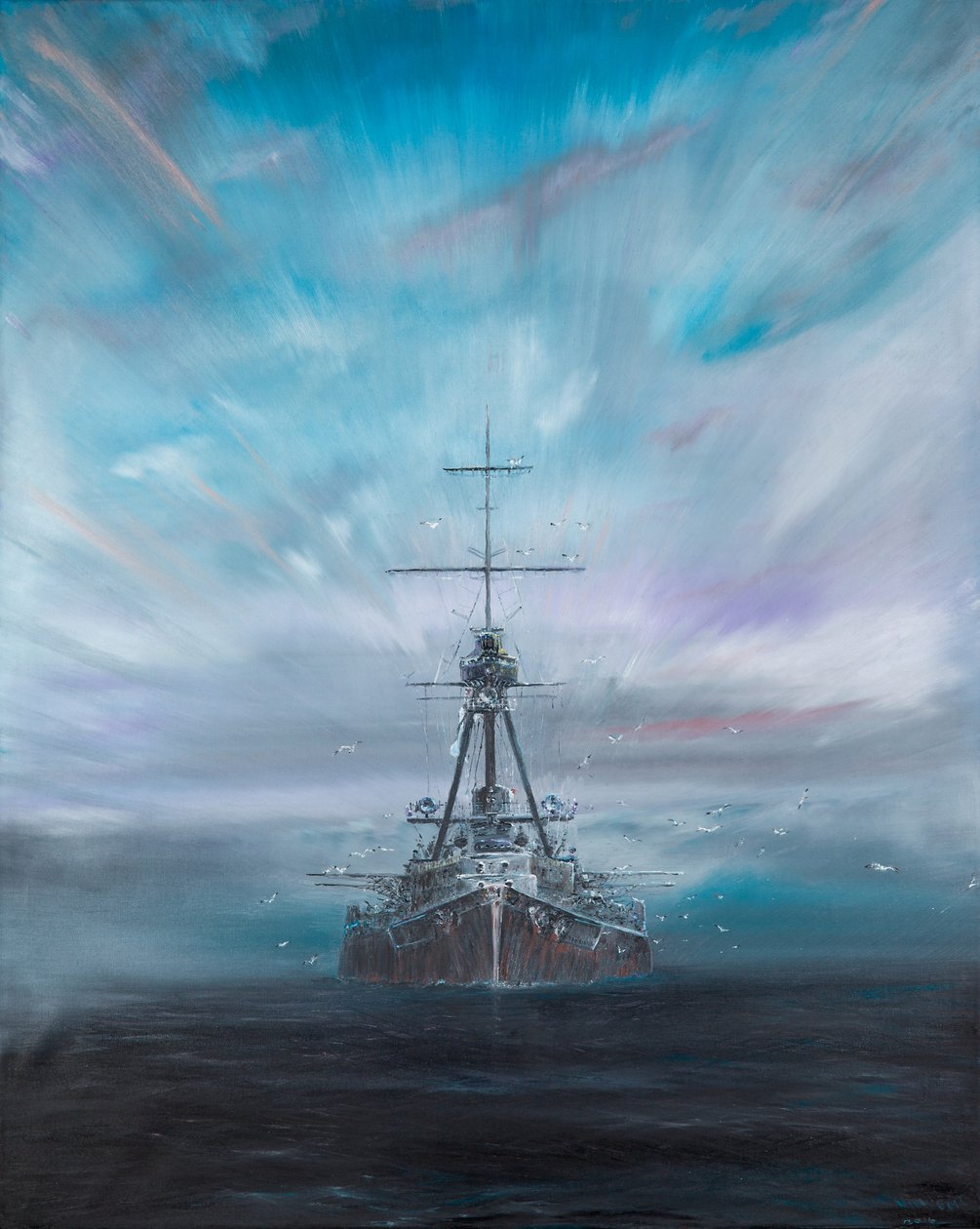 Železný pes - SMS Derfflinger 1917, 2016, od Vincent Alexander Booth