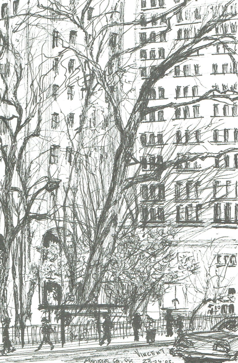 Madison Square park New York, 2003 od Vincent Alexander Booth