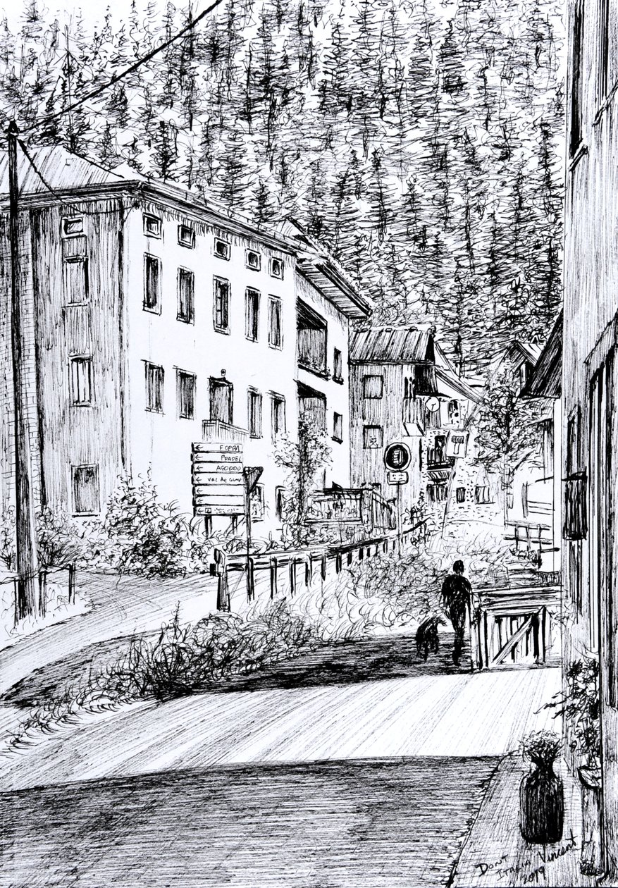 Hlavní ulice v Dont Italy, 2019 od Vincent Alexander Booth