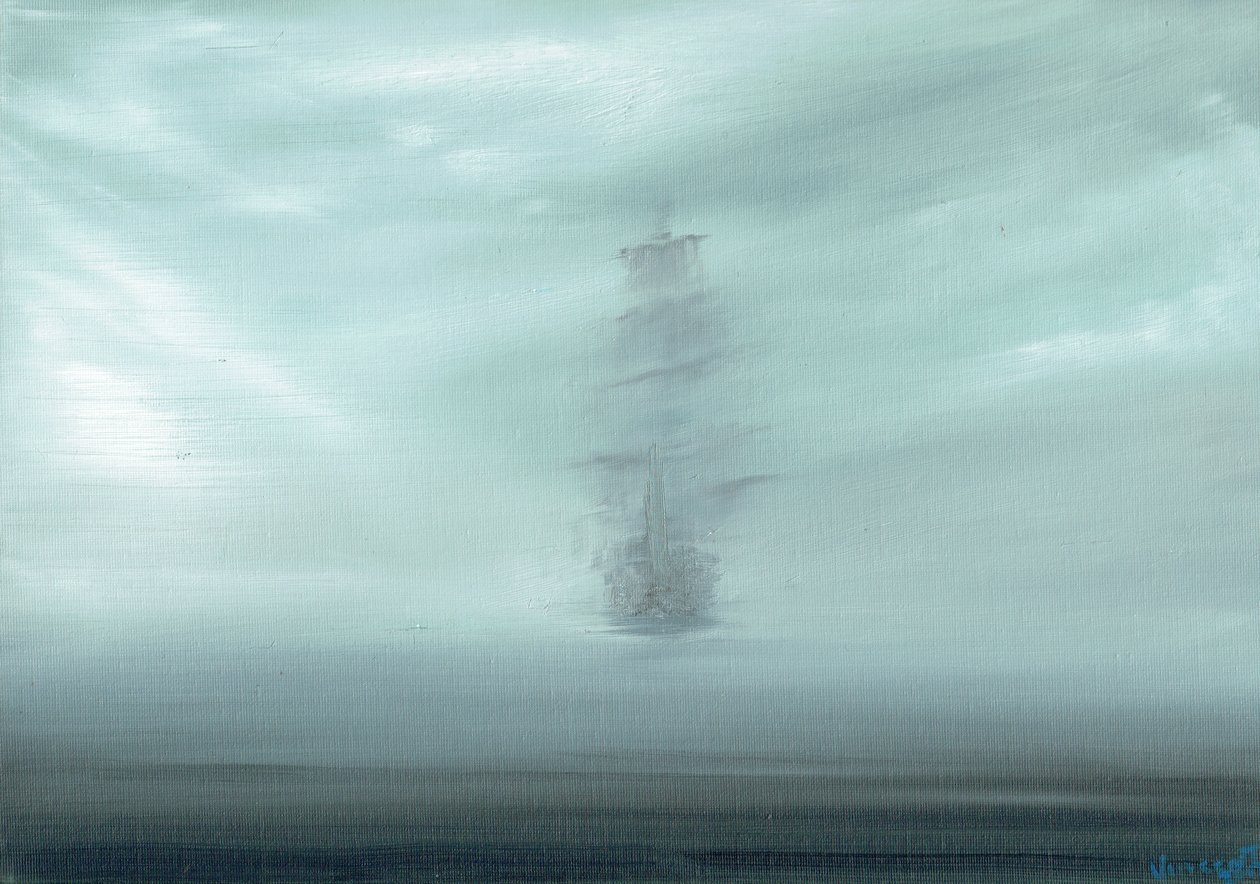 Pacific Dawn, 2017, (olej na plátně) od Vincent Alexander Booth