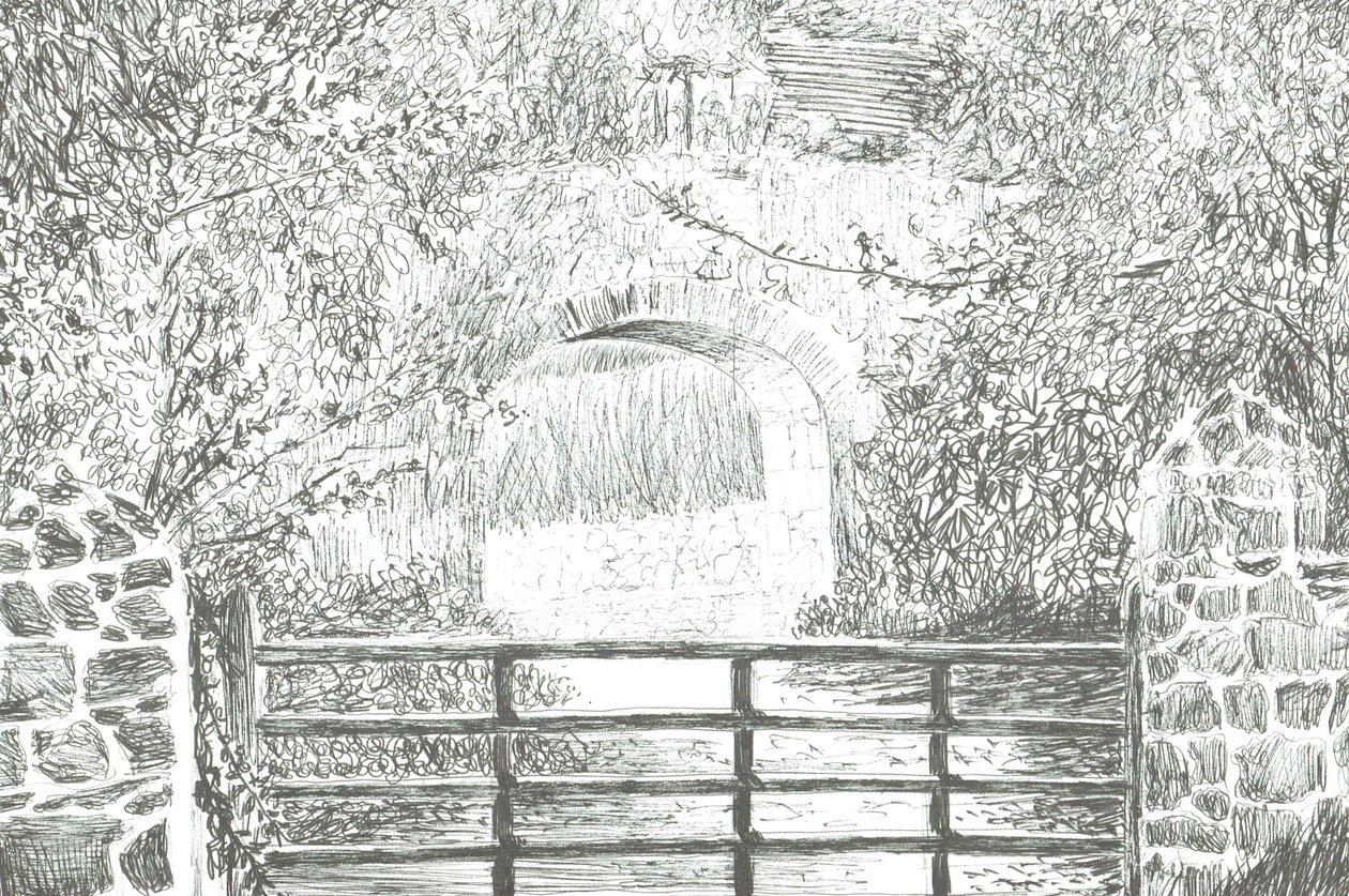 Cesta pod obloukem Isle of Wight, 2012 od Vincent Alexander Booth