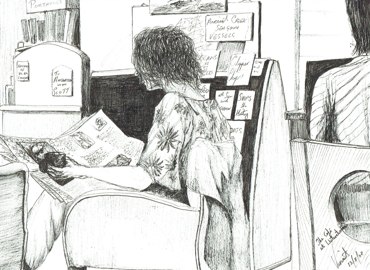 Čtení v knihkupectví Waterstones Manchester, 2007 od Vincent Alexander Booth