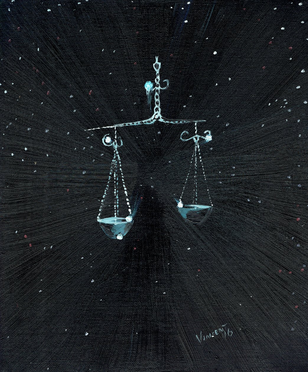 Hvězdné znamení Váhy, 2016, od Vincent Alexander Booth