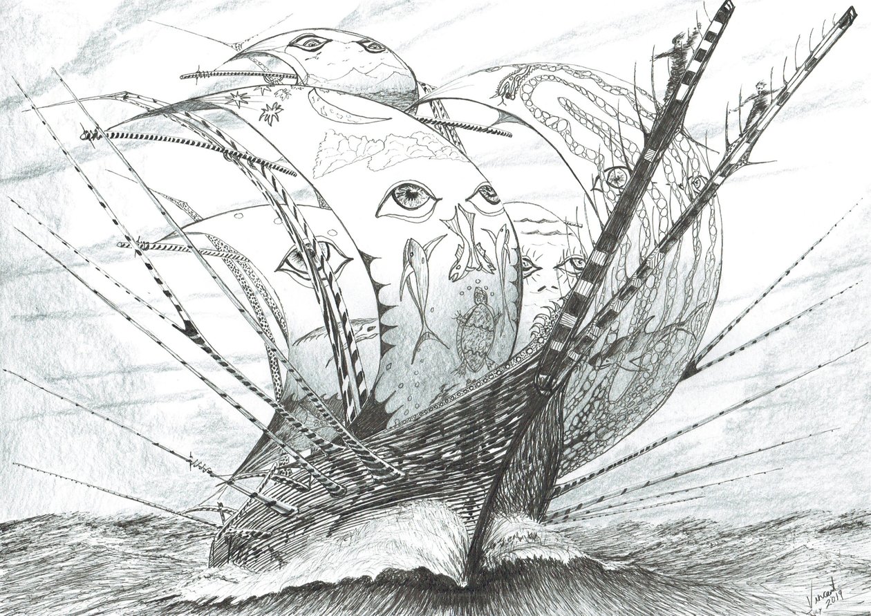 Storm Creators Beringovo moře, 2019 od Vincent Alexander Booth