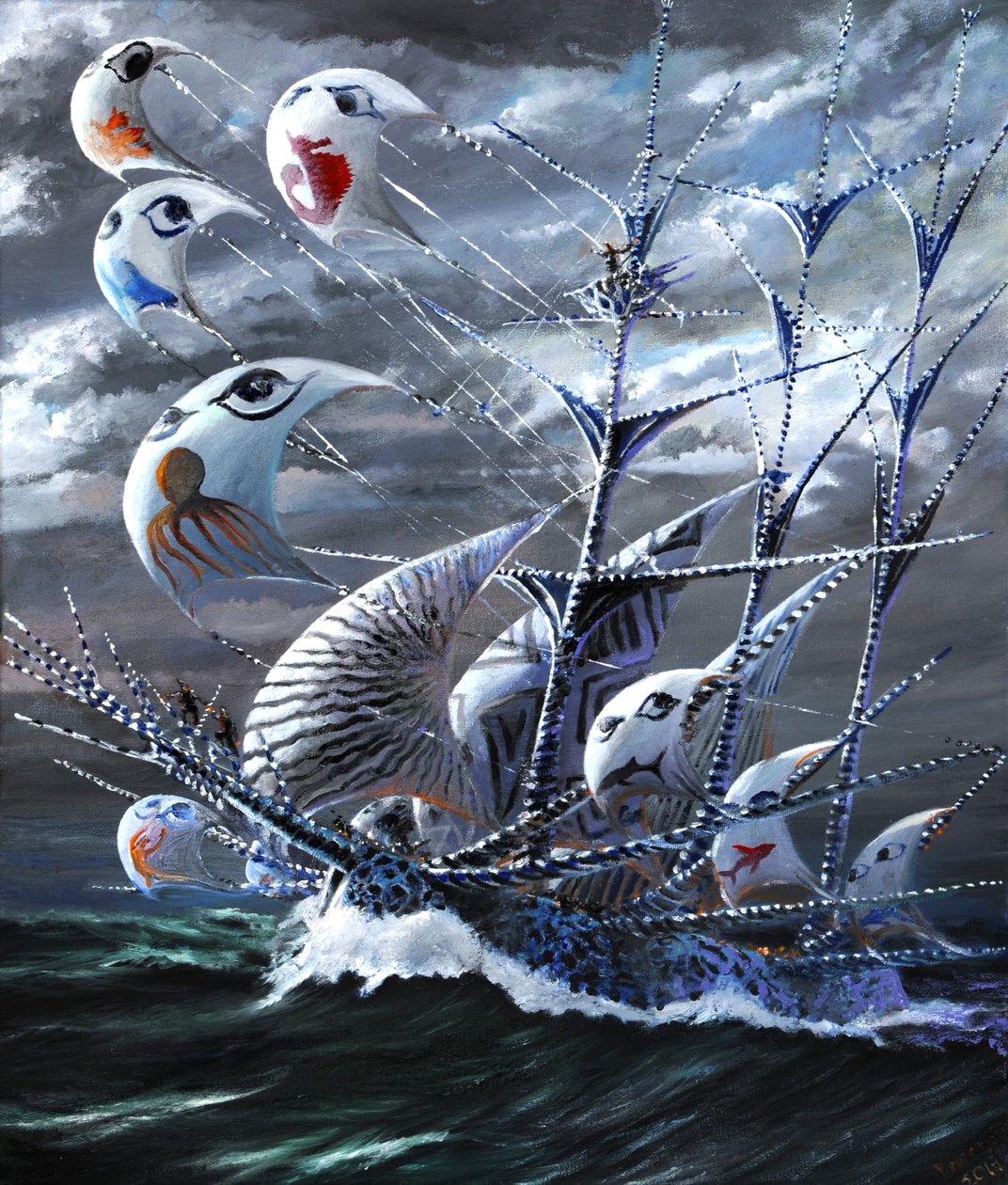Storm Creators Bohai Sea, 2019 od Vincent Alexander Booth