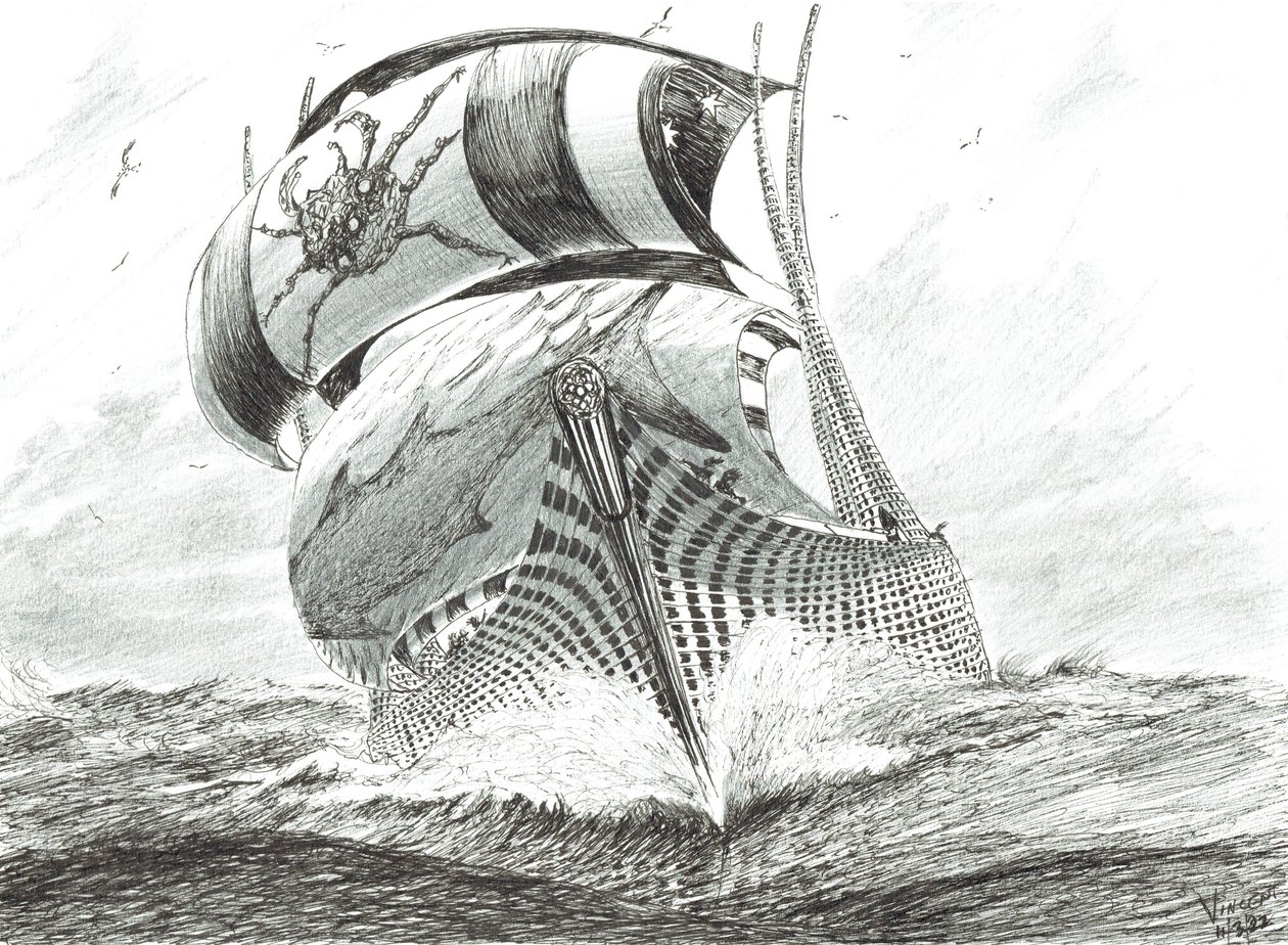 Storm Creators Frobisher bay, 2022 od Vincent Alexander Booth