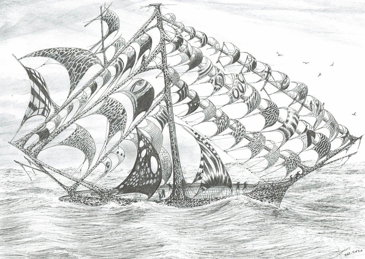 Storm Creators Labrador Sea, 2020 od Vincent Alexander Booth