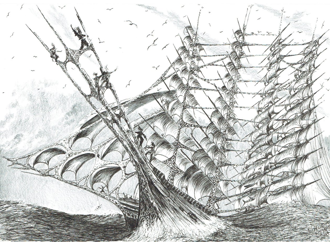 Storm Creators Rescue Yellow Sea, 2019 od Vincent Alexander Booth