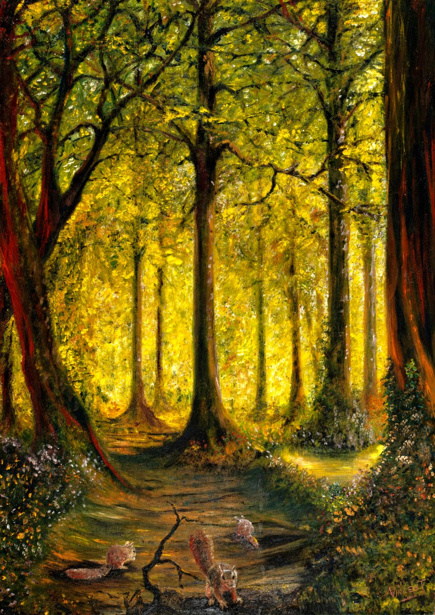 Woodland Yellow 2 od Vincent Alexander Booth