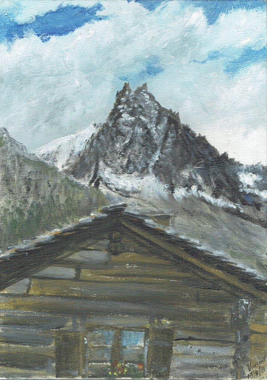 kabina v Zinal Švýcarsko, 2011 od Vincent Alexander Booth