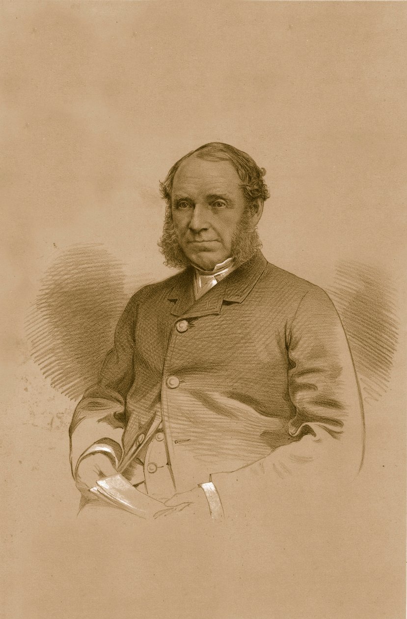 Pan George Fenwick, 1879. od Vincent Brooks Day and Son