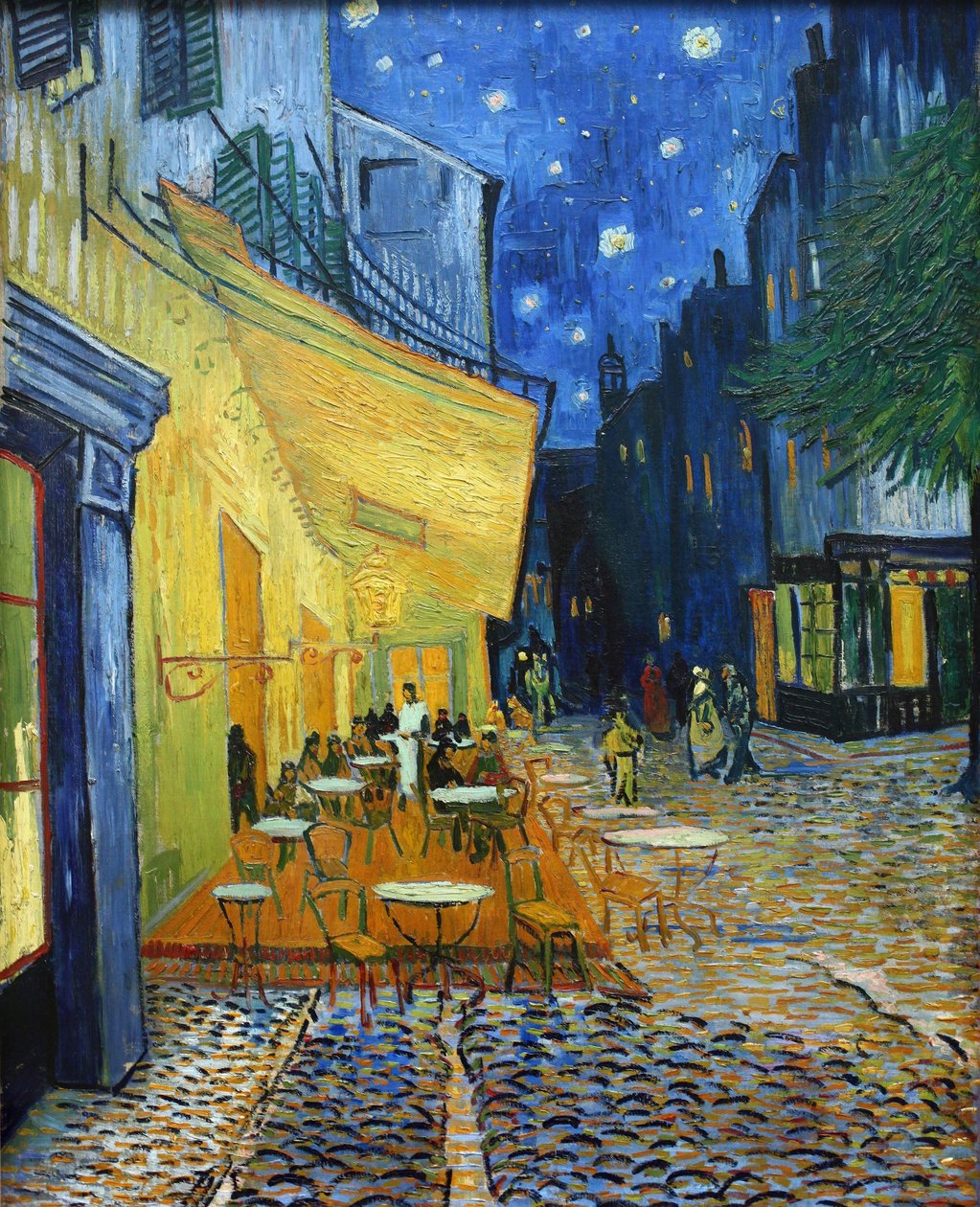 Café Terrace at Night Kavárna terasa v noci, 1888. od Vincent van Gogh