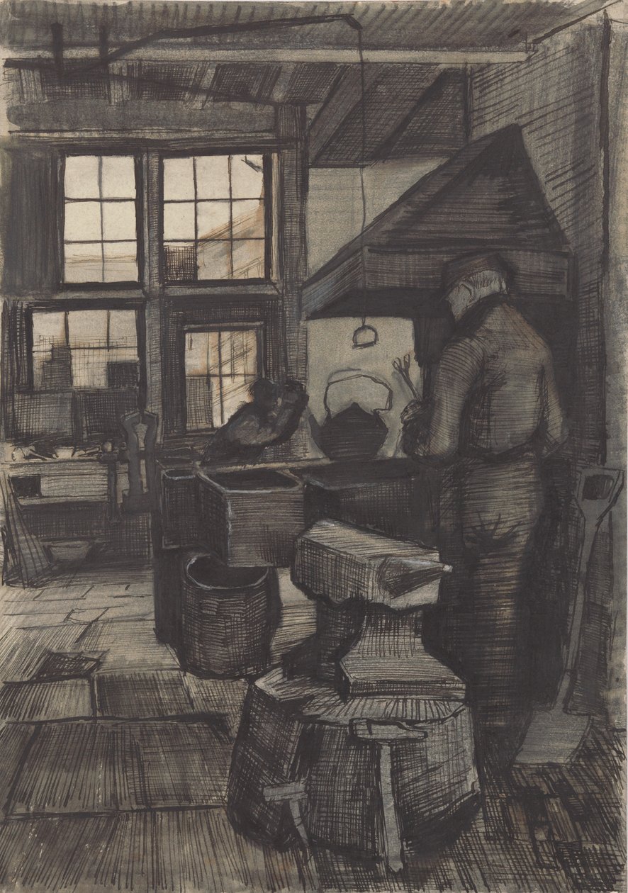 Forge, 1882. od Vincent van Gogh