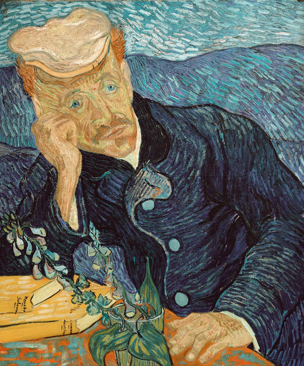 Portrét Dr. Paula Gacheta, 1890. od Vincent van Gogh