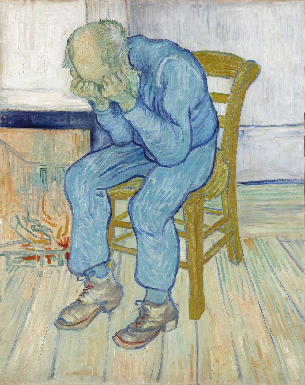 Truchlící starý muž U brány věčnosti, 1890. od Vincent van Gogh