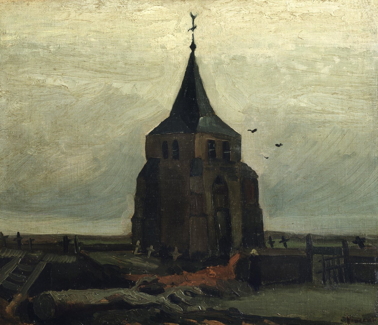 Stará věž, 1884. od Vincent van Gogh