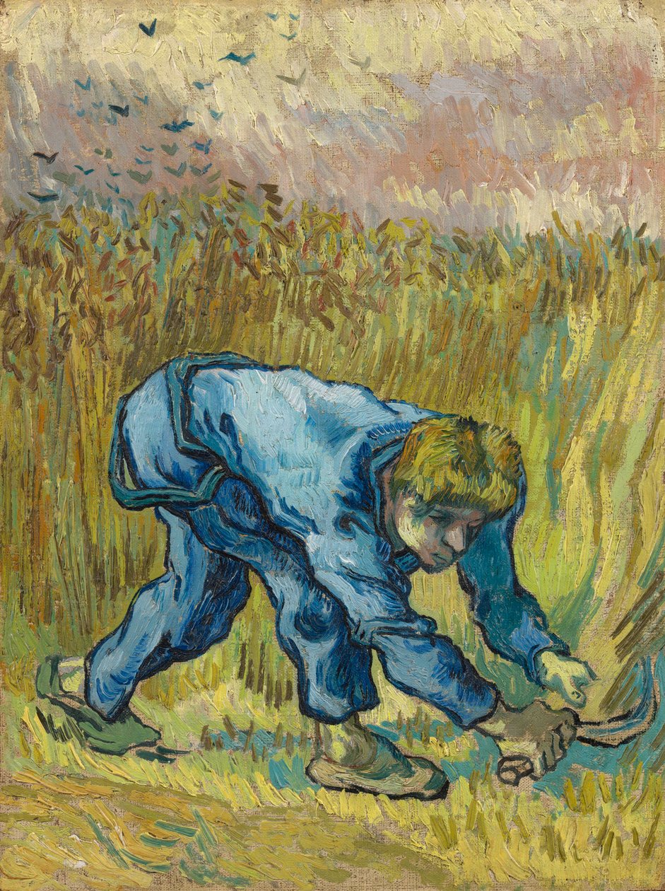 The Reaper after Millet, 1889. od Vincent van Gogh