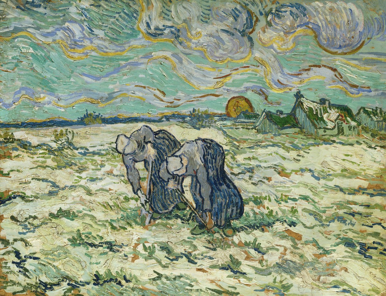 Dvě rolnické ženy, 1890. od Vincent van Gogh