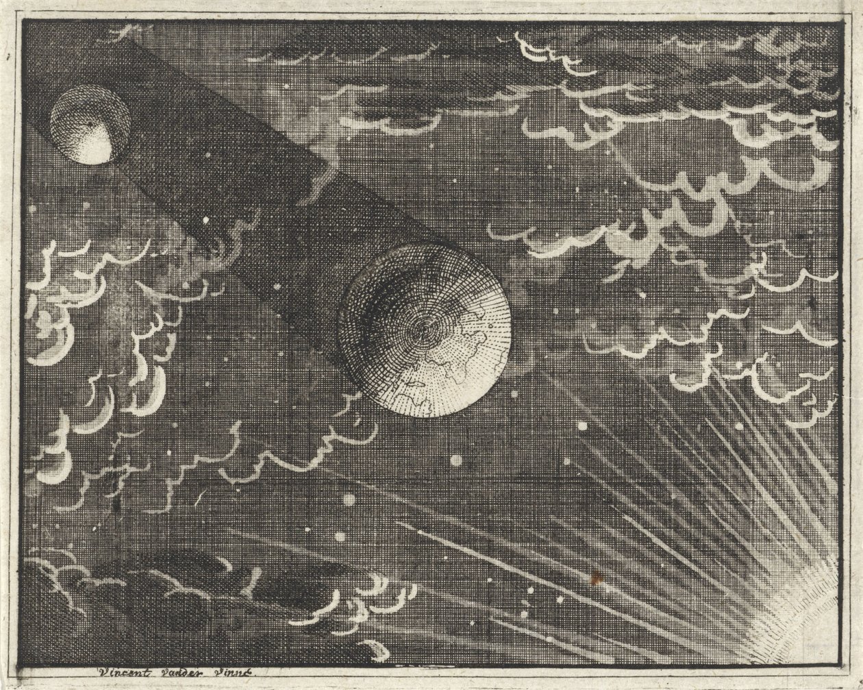 Slunce, Země a Měsíc od Vincent Laurensz. van der Vinne (II)