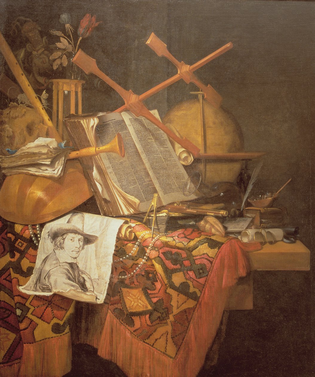 Marnost (olej na plátně) od Vincent Laurensz van der Vinne
