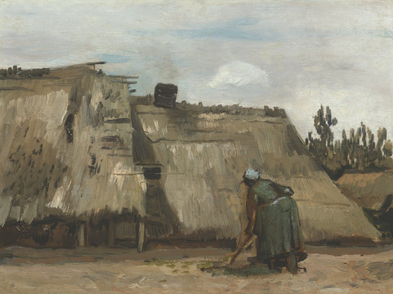 Selka kope před svou chalupou od Vincent van Gogh