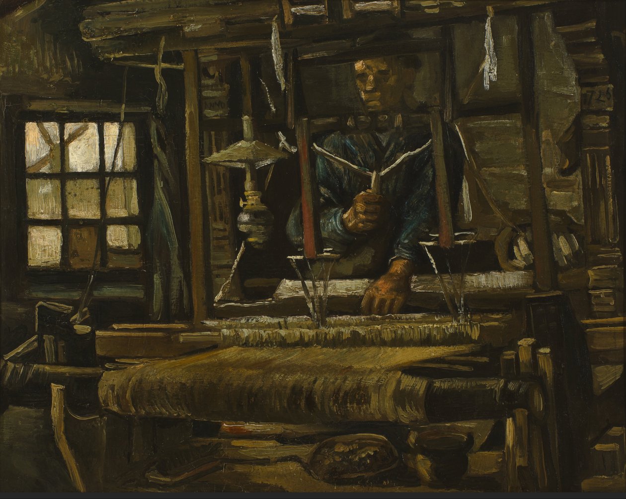 Tkalcovská chalupa od Vincent van Gogh