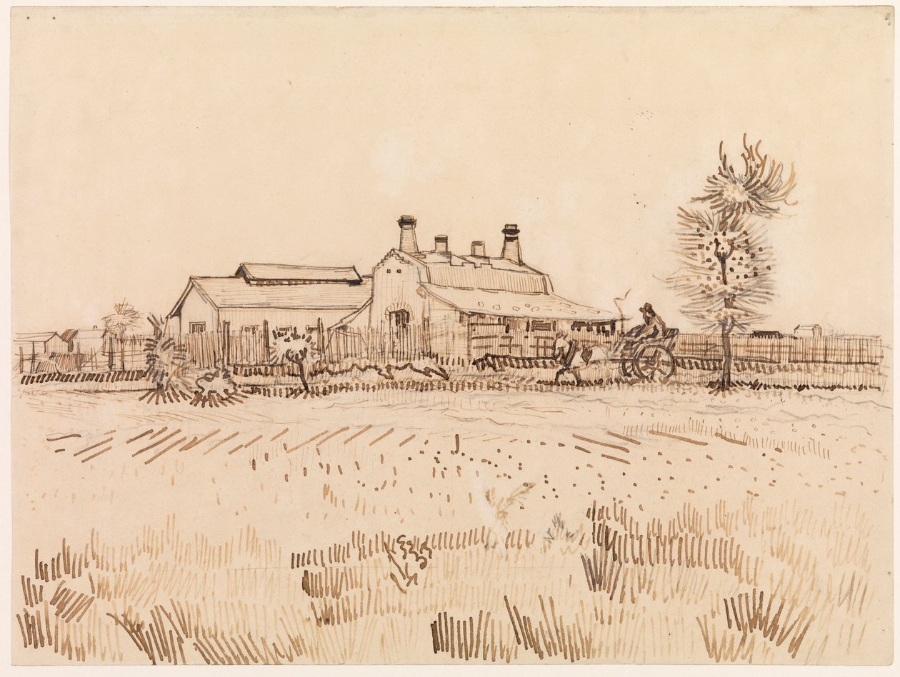 Továrna na dlaždice, 1888 od Vincent van Gogh
