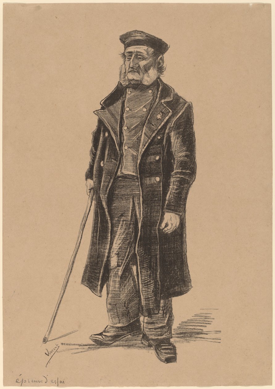 Obyvatelé chudobince, stojící od Vincent van Gogh