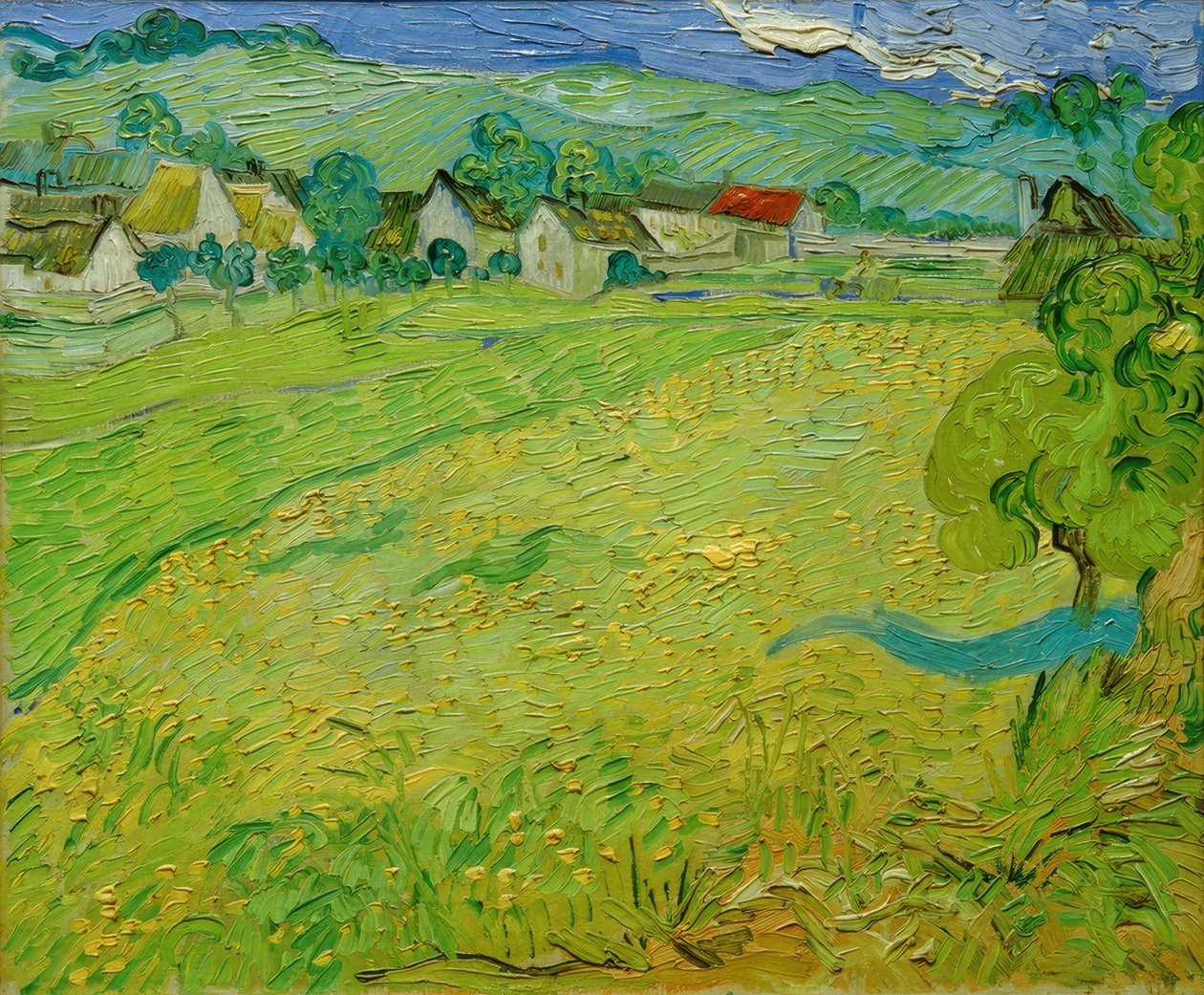 Pohled na Les Vessenots poblíž Auvers od Vincent van Gogh