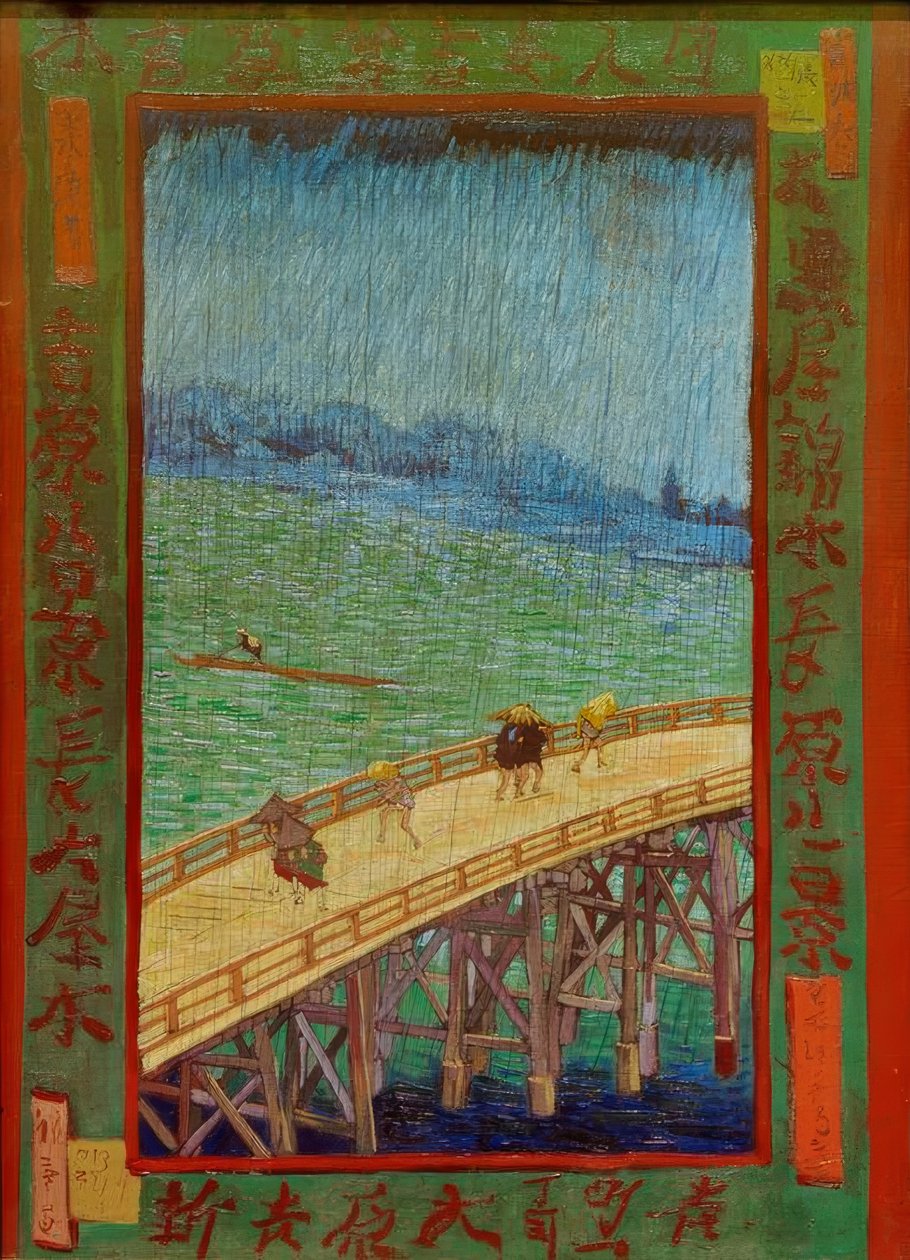 Most v dešti od Vincent van Gogh