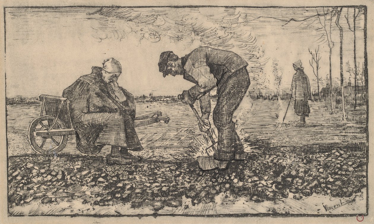 Hořící plevel od Vincent van Gogh