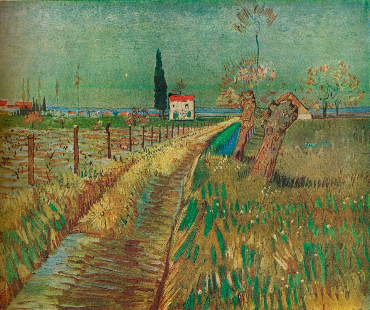 Chata mezi poli, c1890 od Vincent van Gogh