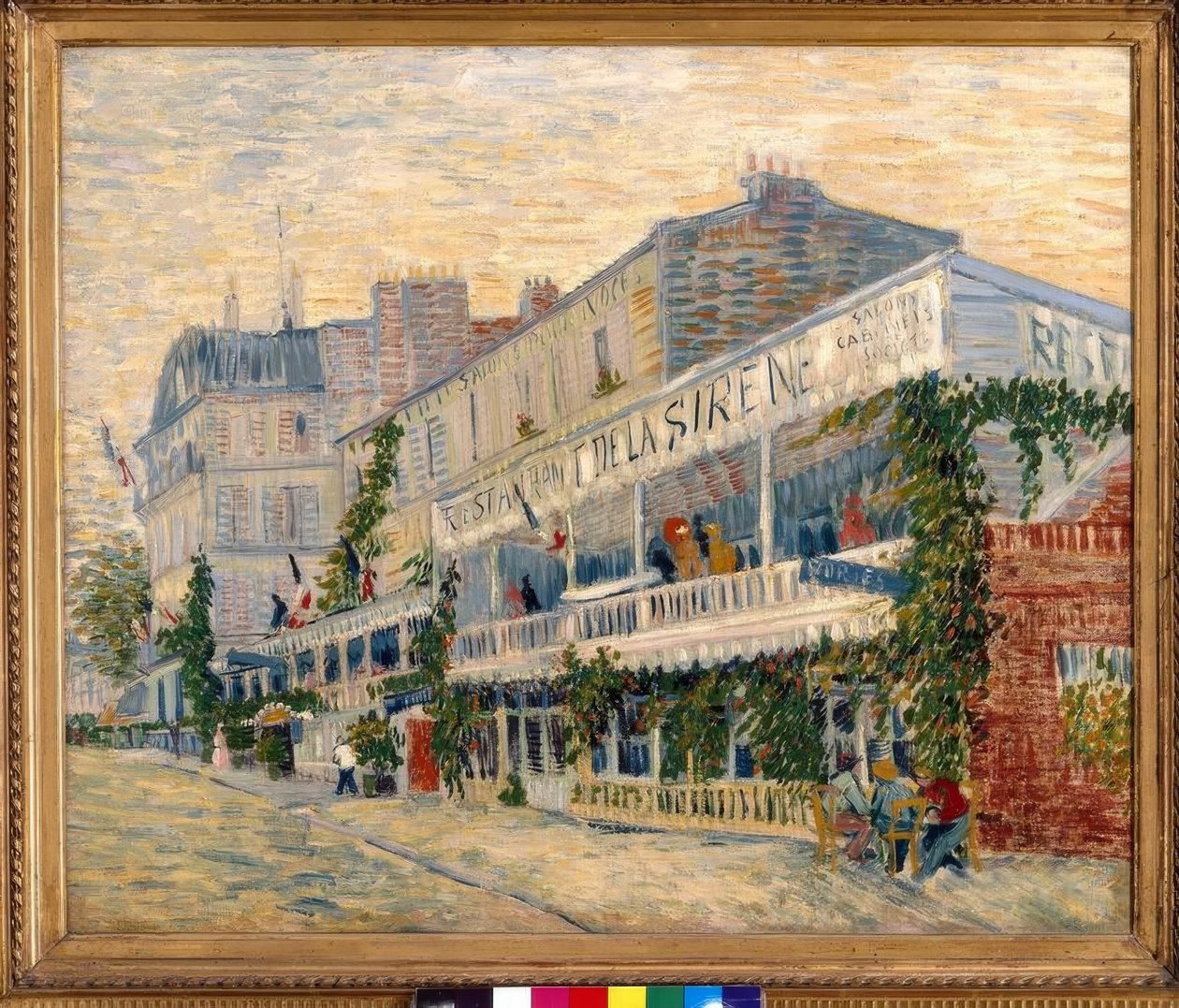 Das Restaurant de la Sirène v Asnières od Vincent van Gogh