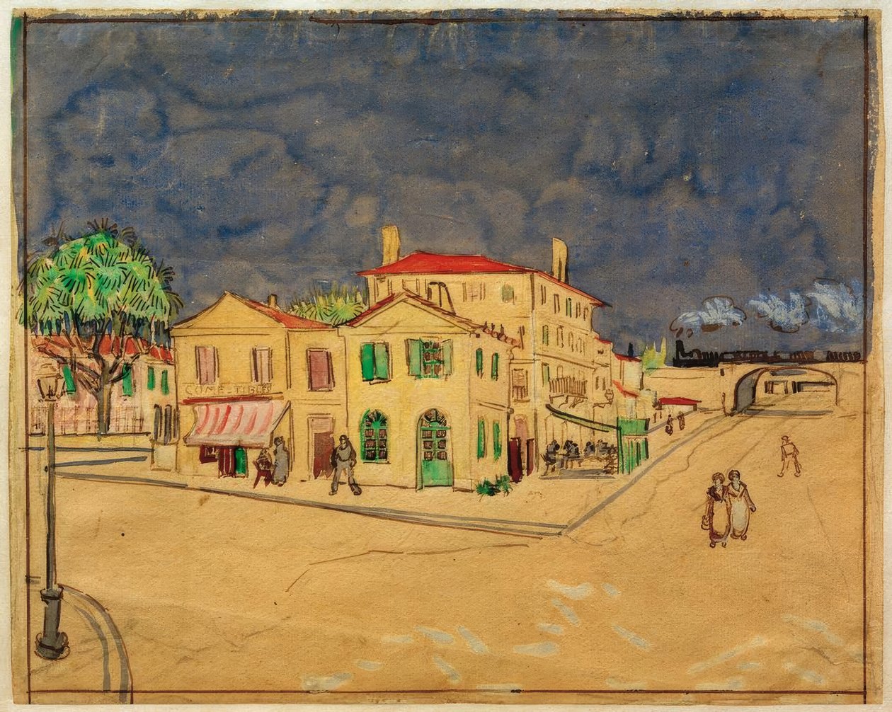 Žlutý dům od Vincent van Gogh