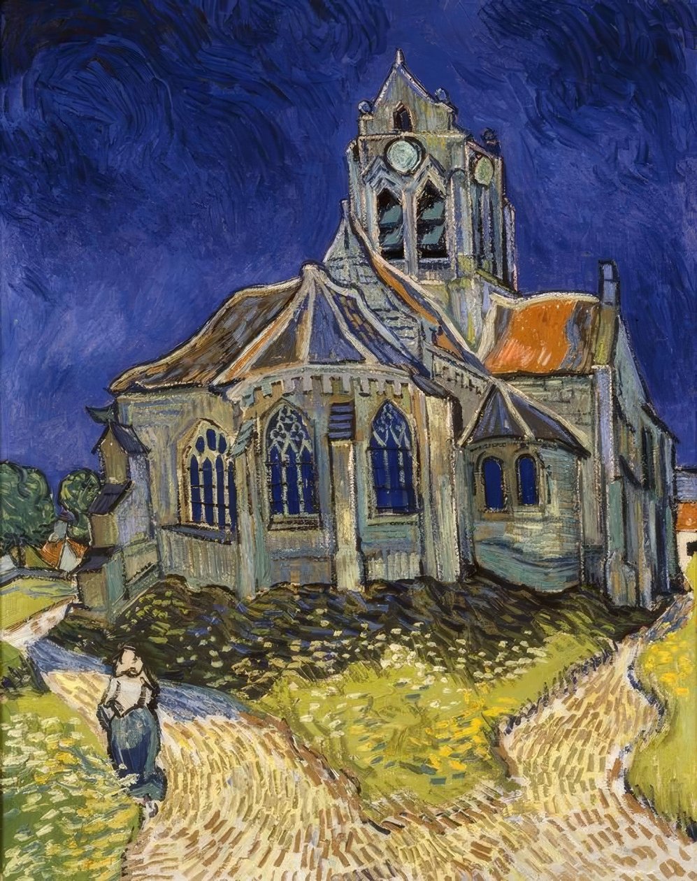 Kostel v Auvers sur-Oise od Vincent van Gogh