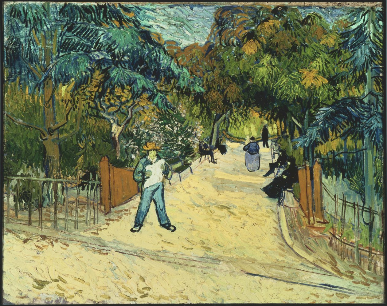 Vchod do veřejných zahrad v Arle od Vincent van Gogh